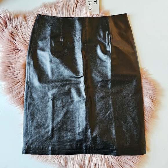 Chadwicks of Boston Genuine Leather Black Women´s Elegant Fashion Skirt Sz 10T,All Products : American Fashion Style Bags On Sale